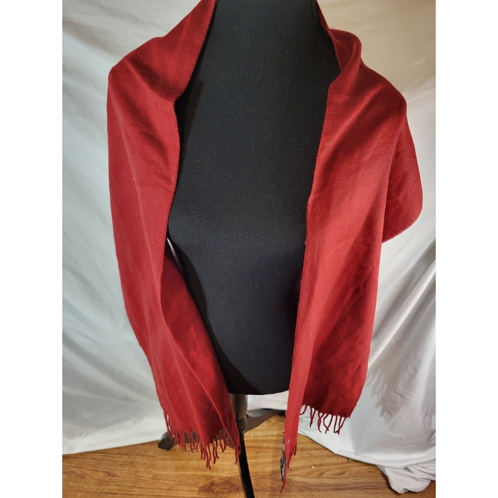 NWT Cashmink Red Acrylic Scarf